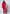 Roter Slim-Fit-Hosenanzug für Damen, bestehend aus Blazer, Weste und Marlenehose – stehende Pose.